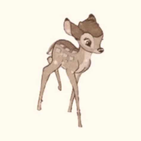 Deer Icon Aesthetic, Disney Png Aesthetic, Bambi Lockscreen, Winter Aesthetic Icons For Apps, Deer Aesthetic Soft, Cream Widgets, Bambi Pfp, Beige Layout, Spring Widgets