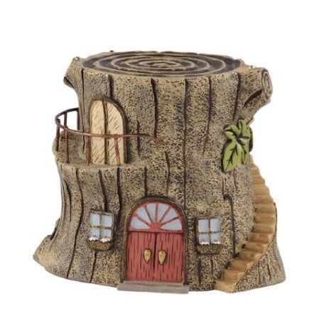 Clay Tree Stump, Tree Fairy House, Female Carpenter, Clay Tree, Toad House, Tree Fairy, Clay Fairy House, Ceramic Birdhouse, Faeries Gardens