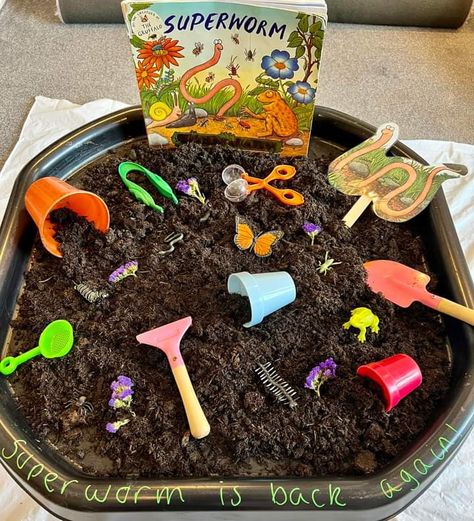 Minibeasts Eyfs, Minibeasts Activities, Soil Activities, Tuff Tray Ideas Toddlers, Spring Lesson Plans, Babysitting Activities, Spring Lessons, Forest School Activities, April Easter