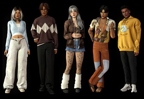 Sims 4 Cc Clothes High School, Sims 4 Cc Clothes Academia, Sims 4 Cc Crochet Clothes, Sims 4 Artist Clothes, Sims 4 Cc Lesbian Clothes, Sims 4 Masc Lesbian Cc, Lesbian Sims 4 Cc, Sims 4 Downtown Girl Cc, Ts4 Lookbook Cc