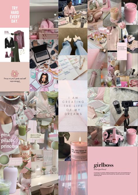 Pink Boss Babe Aesthetic, Pink Vision Board Aesthetic Wallpaper, Pink Corporate Aesthetic, Girl Boss Aesthetic Pink, Pink Lawyer Aesthetic, Pink Vision Board Aesthetic, Aesthetic Wallpaper 2023, Board Aesthetic Wallpaper, Vision Board Aesthetic Wallpaper