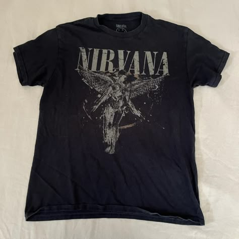 Official Nirvana shirt, size medium, In Utero, for a... - Depop Nirvana Gift Ideas, In Utero Shirt, Nirvana Shirt Outfit, Nirvana Clothes, Nirvana T Shirts, Nirvana Merch, Nirvana T Shirt, Grunge Shirts, Grunge Outfits 90s