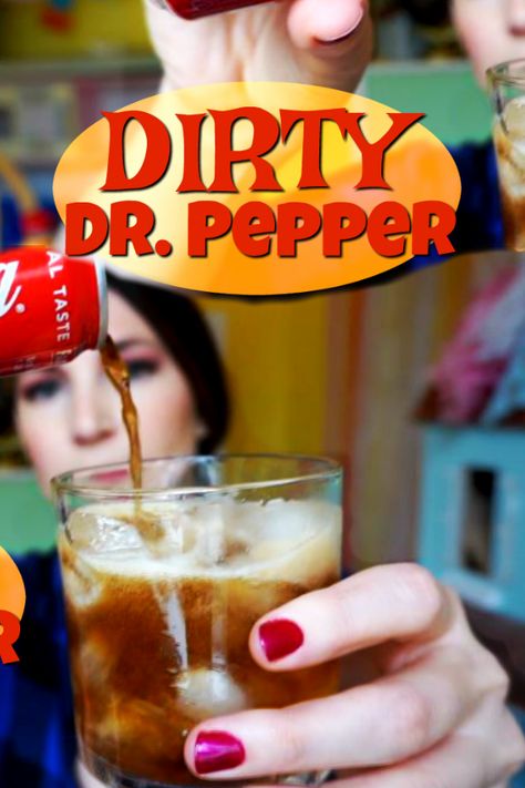 Dirty Dr Pepper Recipe With Alcohol, Dirty Dr Pepper With Alcohol, Dirty Doctor Pepper, Dirty Dr Pepper Recipe Sonic, Dirty Dr Pepper Recipe, Dirty Dr Pepper, Drink Combos, Flaming Dr Pepper, French Vanilla Creamer