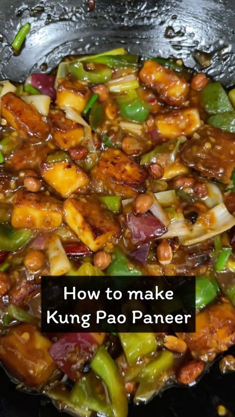 eat.treat.retreat on Instagram: Kung Pao Paneer - this is my current favorite fusion dish! What you'll need: Marinade for paneer- 250 gm paneer, cut into 1 inch cubes 2… Fusion Dishes, Sweet And Sour Pork, Kung Pao, Paneer, 1 Inch, Ethnic Recipes, On Instagram, Instagram