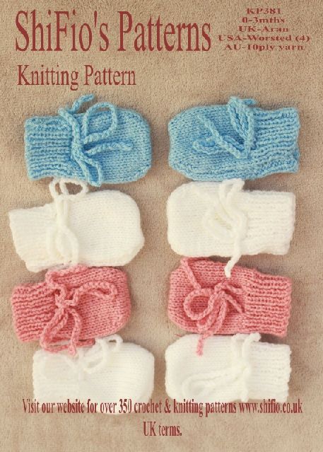 Free Baby Mittens Knitting Pattern - ShiFio's Patterns Baby Mittens Knitting Pattern, Baby Mittens Knitting, Baby Mittens Pattern, Crochet Baby Booties Tutorial, Mittens Knitting Pattern, Baby Hat And Mittens, Crochet Baby Mittens, Baby Hat Knitting Patterns Free, Mittens Knitting