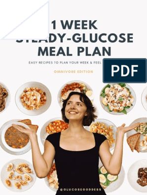 1 Week Steady-Glucose Meal Plan: Omnivore Edition | PDF | Meal | Salad Glucose Revolution, Glucose Goddess, Spinach And Feta, Savory Breakfast, Meal Prep For The Week, Week Meal Plan, Eating Habits, Meal Plan, Dinner Ideas