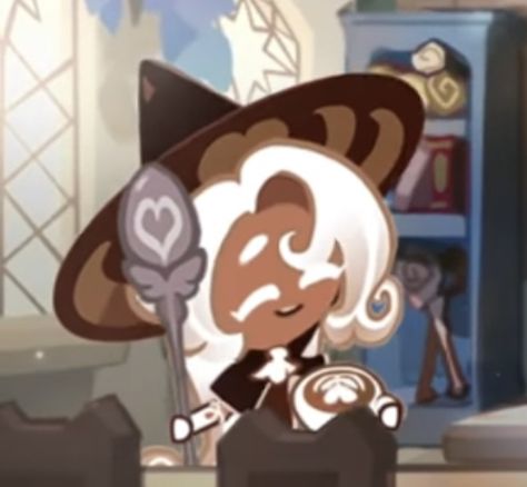 from her official video!! Latte Cookie, Tell Me Something, Coffee Aroma, Cookie Run Kingdom, Cookie Games, Strawberry Cookies, World Of Gumball, The Amazing World Of Gumball, Cookie Run