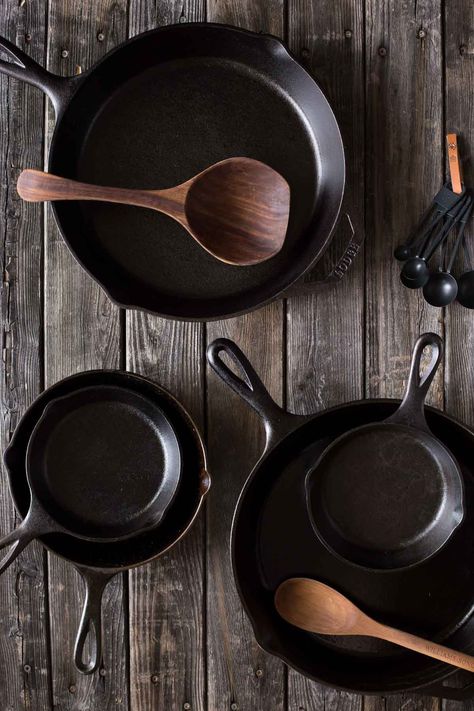 Sharing how I clean and maintain my cast iron skillets with three easy steps and what I love and don't love about cooking with them. Cast Iron Skillet Aesthetic, Cast Iron Utensils, Cast Iron Aesthetic, Kitchen Utensils List, Grilling Gadgets, Clean Cast Iron, Cleaning Cast Iron Skillet, Cleveland Restaurants, Afro Jewelry