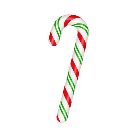 Premium Vector | Christmas candy cane christmas stick traditional xmas candy with red green and white stripes santa caramel cane with striped pattern vector illustration isolated on white background Candy Cane Illustration, Xmas Candy, Green Candy Canes, Candy Cane Christmas, Vector Christmas, Nail Candy, White Candy, Christmas Gift For Dad, Christmas Candy Cane