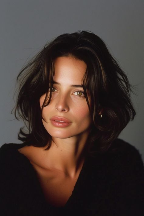 Chic 90s Lob Hairstyle Inspirations for Effortless Glamour - Days Inspired 90s Lob, Brunette Lob, Long Bob Blonde, Subtle Blonde Highlights, Radiant Beauty, Latest Hair Trends, Lob Hairstyle, 90s Hairstyles, Hair Cut