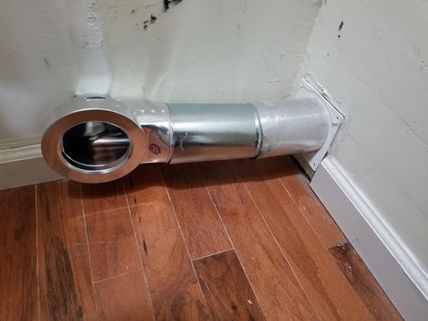 Dryer Vents Ideas, Dryer Vent Solutions, Periscope Dryer Vent, Dryer Vent Box, Laundry/mudroom Ideas, Wood Crosses Diy, Dryer Hose, Dryer Vent Hose, Dryer Duct