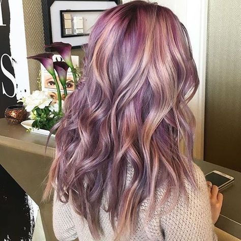 50+ Sexy & Expressive Opal Hair Color For Every Occasion - EcstasyCoffee Cheveux Oranges, Hair Motivation, Opal Hair, Luxury Hair Extensions, Bold Hair Color, Purple Highlights, Lilac Hair, Hair Ombre, Hair Color Pastel