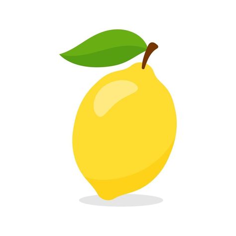 Lemon Drawing Simple, Lemon Vector, Lemon Images, Lemon Pictures, Lemon Drawing, Lemon Clipart, Fruit Vector, Cricut Explore Projects, Lemon Fruit