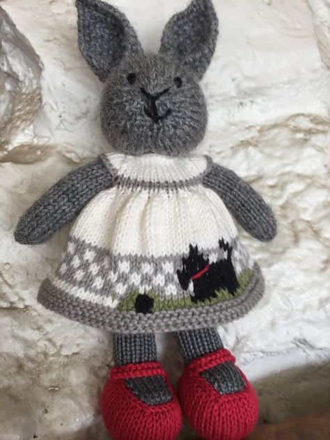 Rabbit Knitting Pattern, Knitted Rabbit, Knitted Bunnies, Bunny Knitting Pattern, Knitted Bunny, Knitted Doll Patterns, Knitted Toys Free Patterns, Little Cotton Rabbits, Animal Knitting Patterns