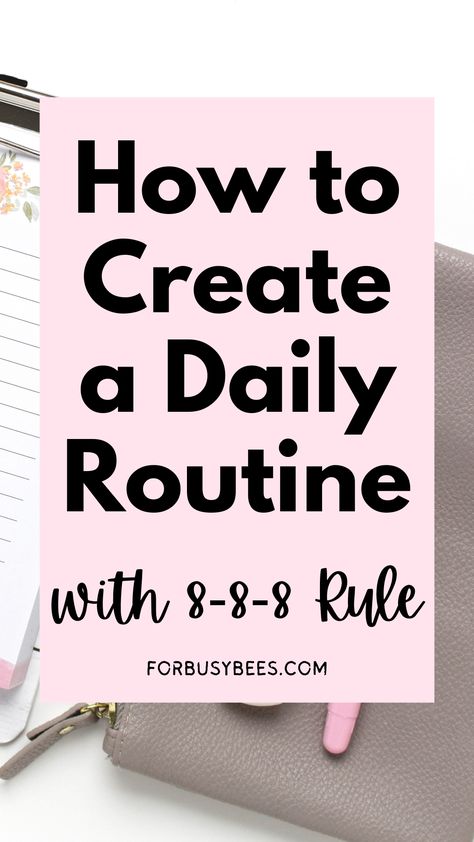 how to create a daily routine Journaling 2024, Organizing My Life, Plan My Day, Create A Routine, Routine Schedule, Organised Life, Organise Your Life, How To Be More Organized, Organize Life