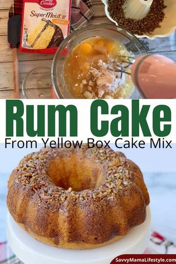 Yellow Cake Mix Rum Cake Recipe, Yellow Cake Mix Rum Cake, Box Rum Cake Recipes, Bacardi Rum Cake From Box Cake, Coconut Rum Cake Recipe Easy, Pistachio Rum Cake Recipe, Easy Rum Cake Recipe Betty Crocker, Cake Mix Rum Cake Recipe, Boxed Rum Cake Recipe