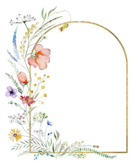 Premium Photo | Round Frame made of watercolor wildflowers and leaves wedding and greeting illustration Watercolor Flowers Border, Watercolor Flower Frame, Greeting Illustration, Frames Flowers, Wildflower Invitation, Art Border, Wildflower Wedding Theme, Fairy Garden Birthday Party, Digital Invitations Wedding