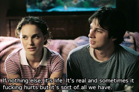 Garden State Garden State Quotes, Broad City, Beau Film, Jean Smart, Jim Parsons, Manic Pixie Dream Girl, School Quotes Funny, Garden State, Lost In Translation