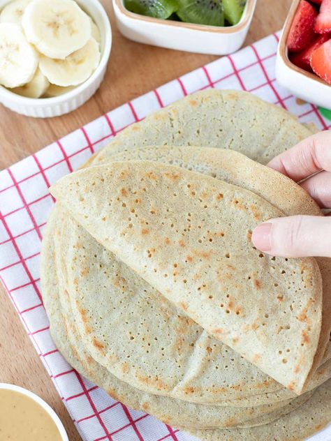 Quinoa Tortillas Recipe (High-Protein, Gluten-Free Wraps) - Go Eat Green Quinoa Crepes Recipe, Paleo Quinoa Recipes, Quinoa Tortillas Recipe, High Protein Gluten Free Bread, High Protein Tortillas, Quinoa Wrap Recipes, Gluten Free Wraps Recipe, Quinoa Wraps, Quinoa Tortillas