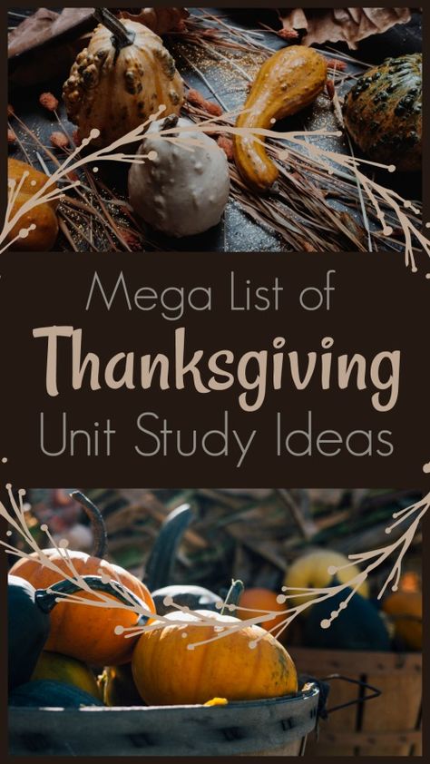 November Homeschool, Sped Homeschool, Thanksgiving Homeschool, Thanksgiving Unit Study, Homeschool Thanksgiving, Fall Homeschool, Unit Study Ideas, Homeschool Holidays, Thanksgiving Lessons