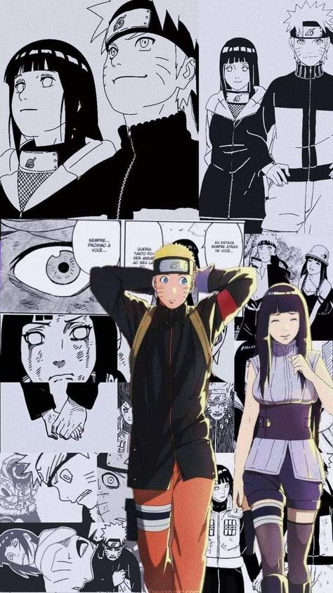 Naruhina Wallpaper, Naruhina Comics, Cartoons Dp, Naruto Sketch Drawing, Anime Boy Hair, Naruto Sketch, Anime Printables, Animated Wallpapers For Mobile, Naruto Uzumaki Art