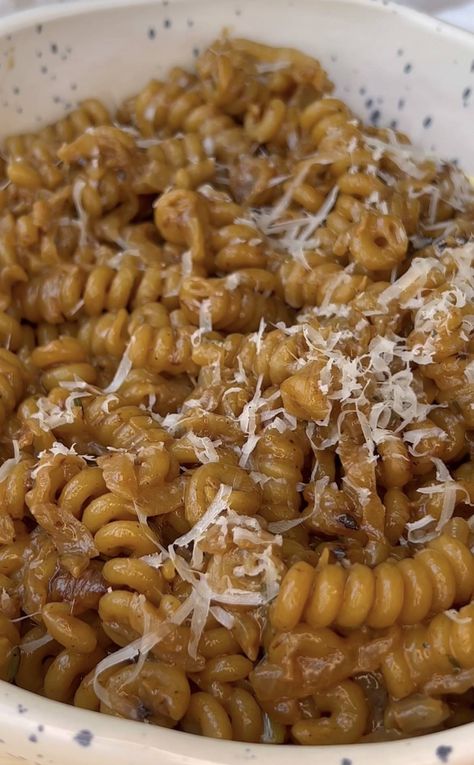 Marsala French Onion Pasta Marsala Pasta, French Onion Pasta, Onion Pasta, Indulgent Food, Pasta Dinners, Gooey Cheese, Salad Side Dishes, French Onion, Fabulous Foods