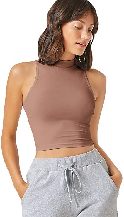 Halter Neck Top Outfit, Sleeveless Top Outfit, High Neck Halter Top, High Neck Sleeveless Top, Backless Cami Top, High Neck Crop Top, Tank Top Outfits, Halter Tank Top, High Neck Tank Top