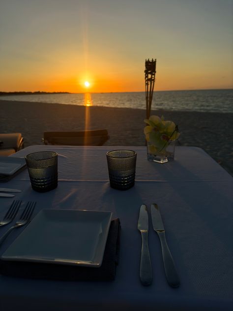 Turks and Caicos sunset 💛 Sunset Dinner, Random Dump, Dream City, Turks And Caicos, Travel