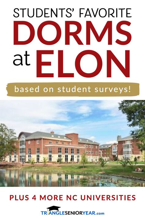 Elon University class of 2026, which dorm should you live in freshmen year? Current students at Elon share their thoughts on the best and worst freshmen dorms on campus. Class of 2022, seniors, college dorms. Elon University Dorm, College Visits, Meredith College, North Carolina Colleges, Elon University, Student Survey, Freshman Dorm, University Dorms, College Visit