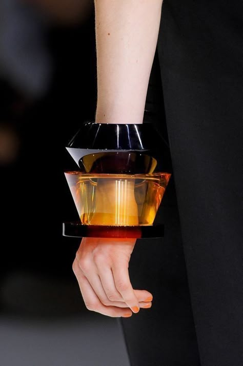 Chunky Bangles, Lucite Bracelets, Fashion Week Spring 2014, Plastic Jewelry, Just Cavalli, Arm Candy, Fashion Week Spring, Modern Jewelry, Resin Jewelry