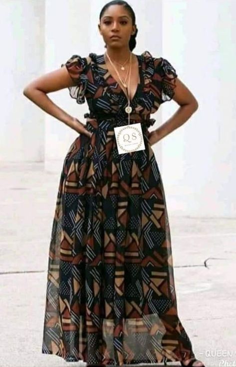 Silk Dress Fashion, Nigerian Outfits, African Fashion Week, African Attire Dresses, Long African Dresses, African Dresses For Kids, African Print Dress Designs, African Maxi Dresses, African Lace Dresses