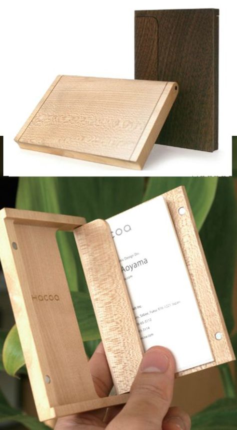 Business Card Holder For Purse, Wooden Card Holder, Wooden Business Card Holder, Wooden Business Card, Wooden Products, Wood Project, Business Card Case, Wood Creations, Business Card Holder