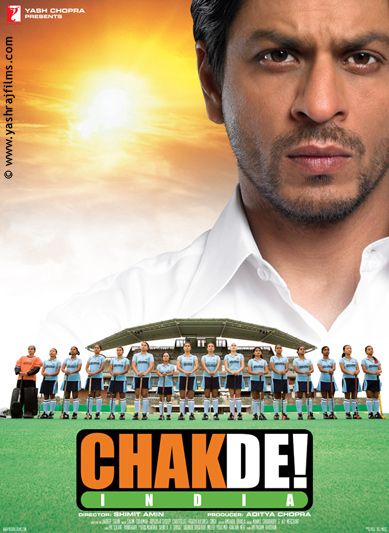 Chakde! India (2007) May Movie, Chak De India, Shah Rukh Khan Movies, Bollywood Posters, Epic Movie, Cinema Posters, Kid Movies, Shah Rukh Khan, Bollywood Movie