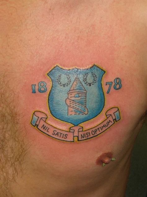 everton badge coybs chest  irish street tattoo downpatrick belfast northern ireland Everton Badge, Street Tattoo, Tattoo Pictures, Belfast Northern Ireland, Belfast, Northern Ireland, Picture Tattoos, Watercolor Tattoo, Tattoos