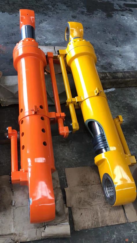 Excavator boom arm bucket hydraulic cylinder assy manufacturing hydraulic cylinders for CAT KOBELCO KOMATSU Sany Excavator. Tel/Whatsapp:+86 18565497702 Hydraulic Arm, Boom Arm, Mechanical Parts, Hydraulic Cylinder, Hydraulic Systems, Mechanical Design, Concept Art, Quick Saves, Design