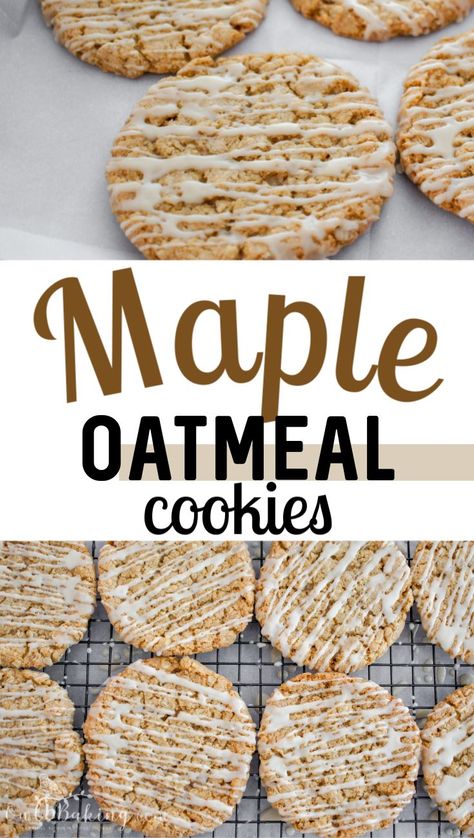 Maple Oatmeal Cookies, Bbq Dessert, Dessert Crepes, Maple Oatmeal, Maple Cookies, Maple Recipes, Dessert Halloween, Maple Syrup Recipes, Syrup Recipe