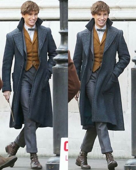 Newton Scamander, The Crimes Of Grindelwald, Fantastic Beasts Series, Foto Top, Crimes Of Grindelwald, Newt Scamander, Eddie Redmayne, Fashion To Figure, Harry Potter Universal