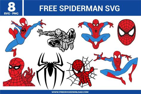 Spiderman Free SVG Files | Free SVG Download Spiderman Svg Cricut, Free Spiderman Svg Files For Cricut, Summer Tv Shows, Spiderman Svg, Spiderman Face, Disney Easter, Family Flowers, Laser Projects, Svg Downloads