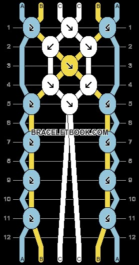 Braceletbook Patterns Easy, Normal Bracelet Patterns, Friend Ship Bracelets Patterns, Cool Friendship Bracelet Patterns, Daisy Chain Friendship Bracelet, Cute Friendship Bracelets Pattern, Braceletbook Patterns, Friendship Bracelets Designs Pattern, Flower Bracelet Pattern