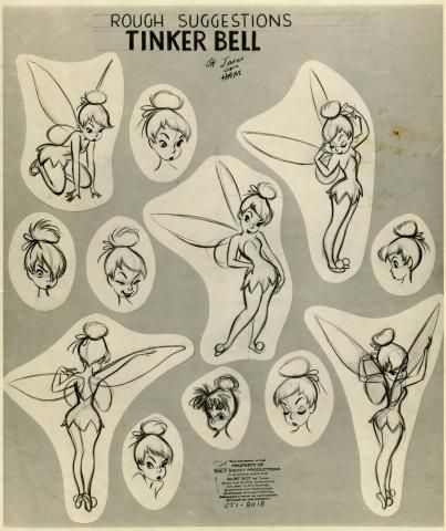 Peter Pan Model Sheet - ID: aprdismodel5567 | Van Eaton Galleries Tinker Bell Tattoo, Peter Pan Tattoo, Disney Tattoo, Disney Concept Art, Disney Sketches, Wallpaper Ipad, Disney Fairies, Art Disney, Disney Tattoos