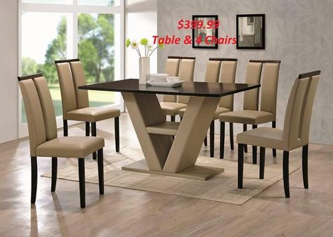 Love the table Breakfast Nook Dining Set, Nook Dining Set, Dinning Room Design, Pub Table Sets, Solid Wood Dining Set, Dinette Sets, Fabric Table, 7 Piece Dining Set, Kitchen Dining Sets