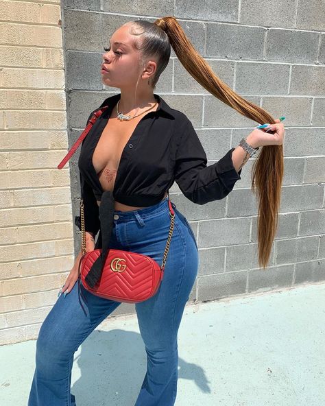 BIG LATTO on Instagram: “Jeans @fashionnova” Club Outfits Black, Big Latto, Clubbing Outfits, Resort Fashion, Fashion Nova Jeans, Black Girls Hairstyles, Club Outfits, College Outfits, Fashion Nova