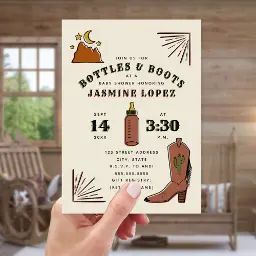 Boots And Bottles Party, Wild West Baby Shower Theme, Cowboy Themed Baby Shower Ideas, Wild West Desert, Western Baby Shower Invitations, Cowboy Baby Shower Theme, Cowboy Baby Shower Invitations, Cowgirl Baby Showers, Bebe Shower