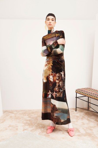 Sandra Mansour, Uni Fashion, Rieker Boots, Interesting Patterns, Photography Collage, 2025 Fashion, Womenswear Fashion, Vintage Couture, Printed Long Dresses