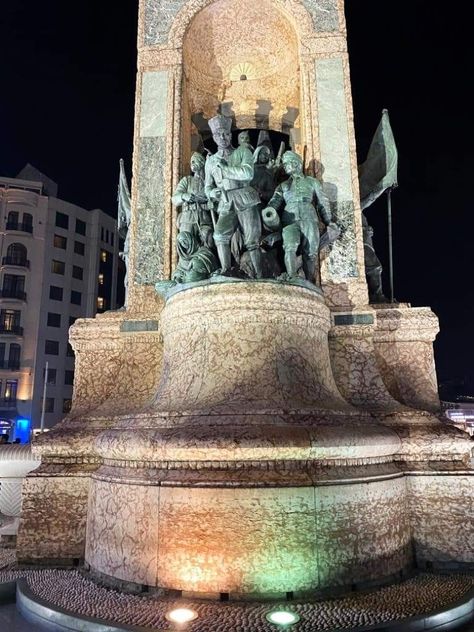 TAKSIM SQUARE, ISTANBUL Grand Bazaar Istanbul Aesthetic, Taksim Istanbul, Taksim Square Istanbul, Blue Mosque Istanbul, Istanbul Bosphorus, Travel Diary, Istanbul, Buddha Statue, Square