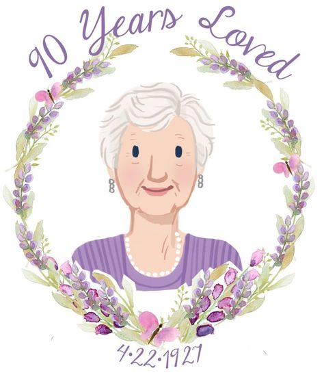 94th Birthday Party Ideas, 90 Years Loved, Grandmas Birthday Party, Grandmas Birthday, 90 Birthday, 90th Birthday Decorations, 94th Birthday, 90th Birthday Invitations, 90th Birthday Parties