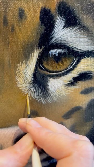 Wildlife artist & Pet portraits on Instagram: "Made a start on the detailed layer for my Clouded Leopard. Who else loves them? #wildlifeart #realism #artwip #cloudedleopard #justartshelp #artistic_nation #oilpainting #artsy #artistsoninstagram" Gouache Ideas, Leopard Painting, Clouded Leopard, Art Basics, A Start, Wildlife Artists, Wildlife Art, Portrait Painting, Art Tutorials