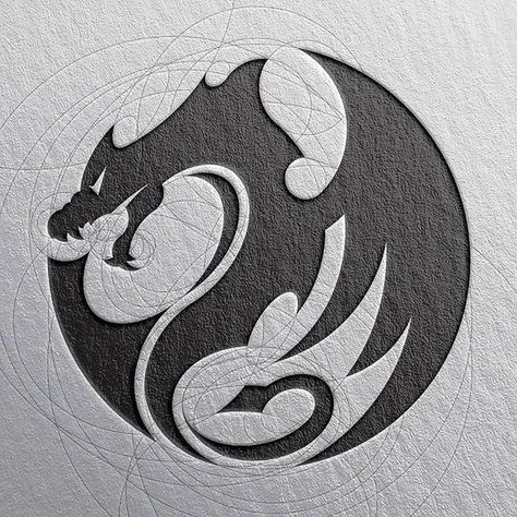 #tattoo #handtattoo #tattoos Pixel Graphic, Logo Dragon, Dragon Logo, Pet Logo, Design Dragon, Arte Doodle, Logo Animal, Art Dragon, Inspiration Logo Design