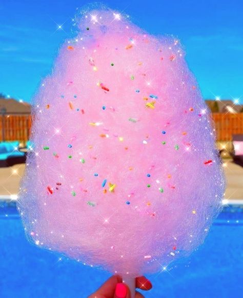 Candy Floss Aesthetic, Cotton Candy Recipe, Pastel Desserts, Scream Nails, Candy Stand, Paper Crafts Magazine, Taylor Swift Birthday, Kawaii Cooking, Candy Cart