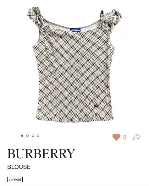 Burberry Tank Top, Burberry Tops Women, Vintage Burberry Aesthetic, Burberry Ambassador, Girly Preppy Outfits, Burberry 2000s, Burberry Outfits, Barbie Town, Burberry Aesthetic